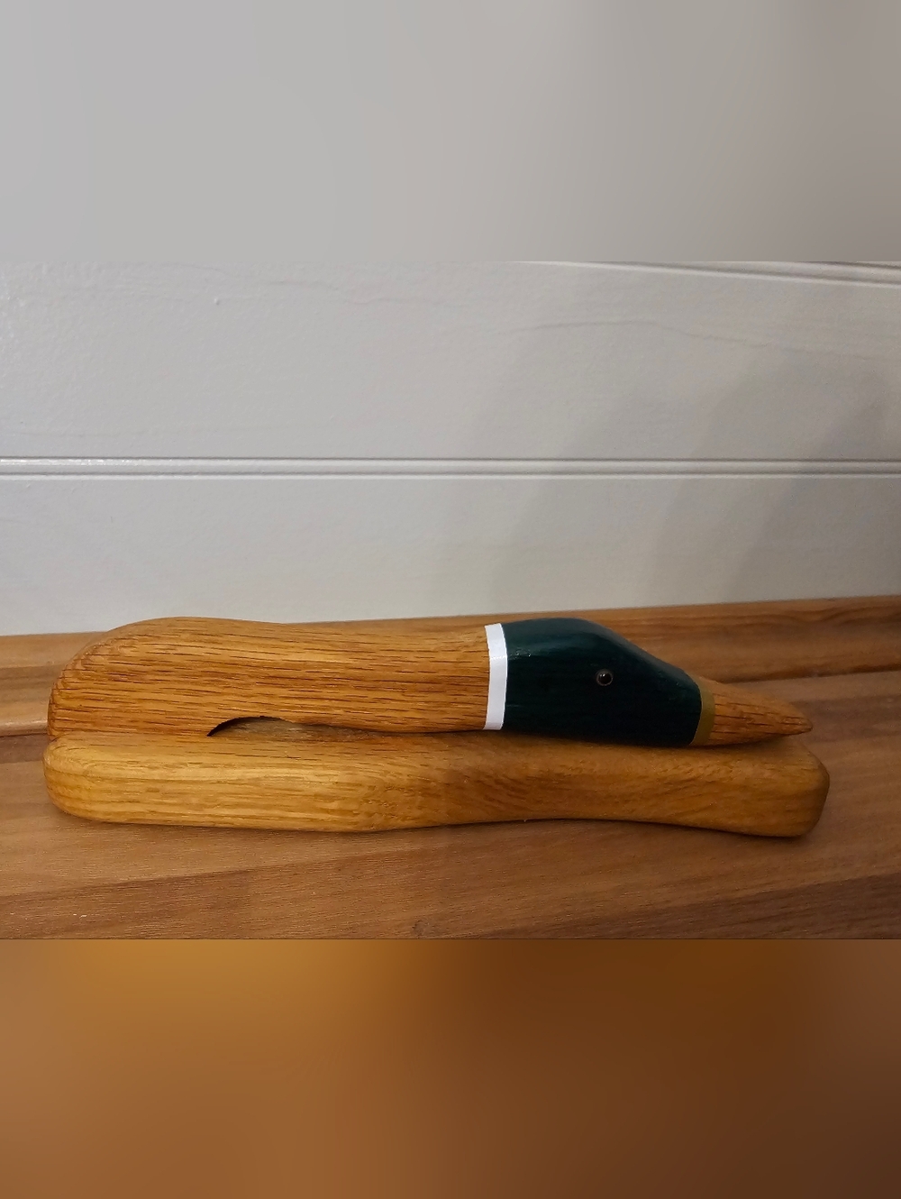 Vintage Wooden Duck Nutcracker